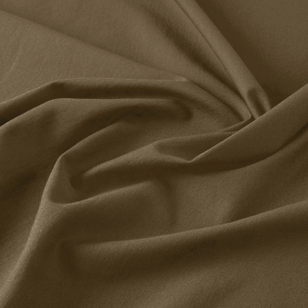 STONE | 5217-BROWN - RAYON NYLON SPAN PONTE - Zelouf Fabrics