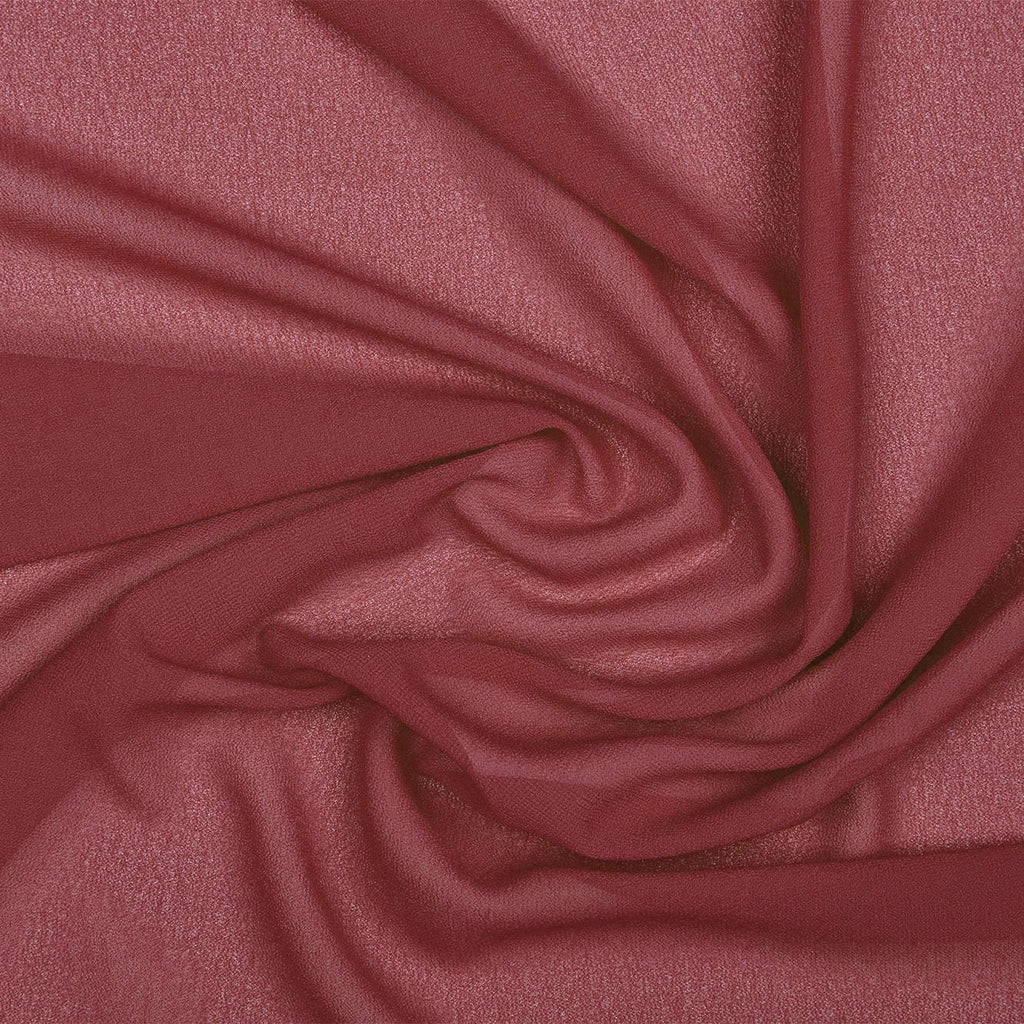 SOUFFLE CREPE CHIFFON | 5200 STRAWBERRY SUGAR - Zelouf Fabrics