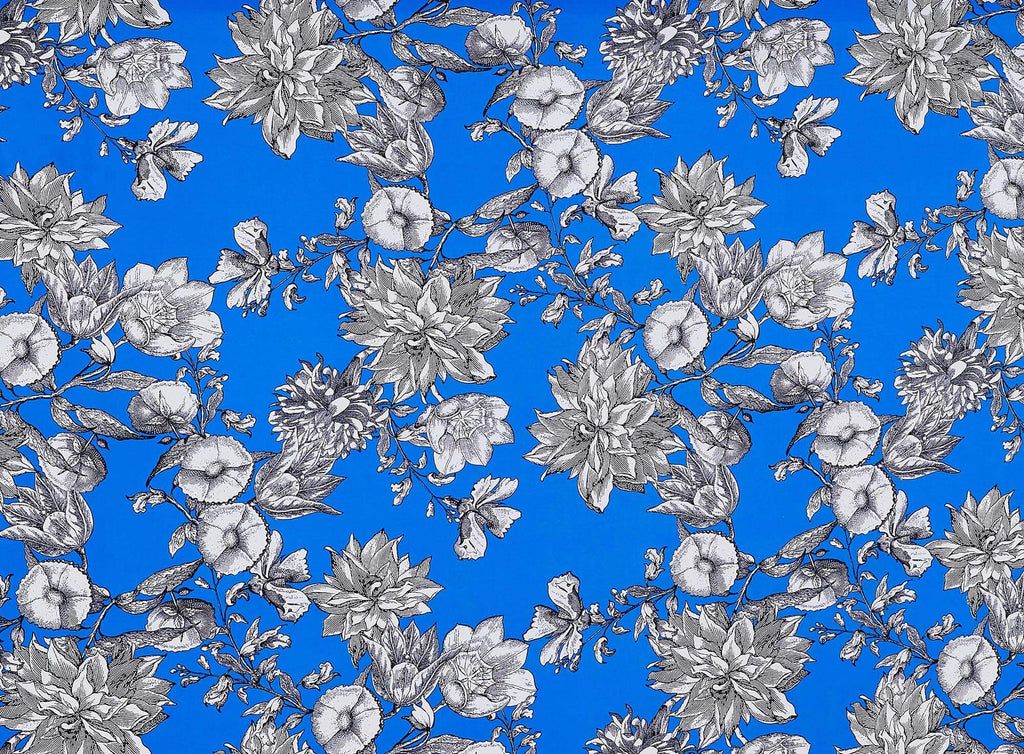 419 BLUE/BLACK | 52311-1181 - ZS1612WW PRINT ITY - Zelouf Fabrics