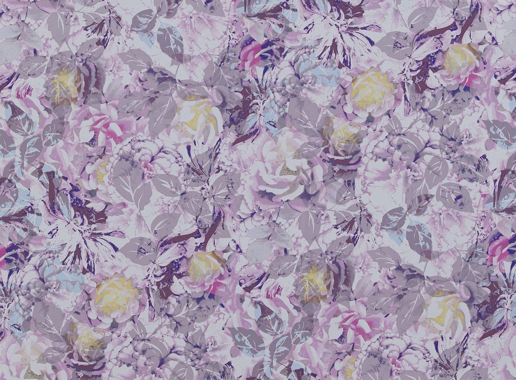 165LILAC/YELLOW | 52438-3333DP - PRINT ON HIGH MULTI CHIFFON *DIGITAL SAMPLE* - Zelouf Fabrics