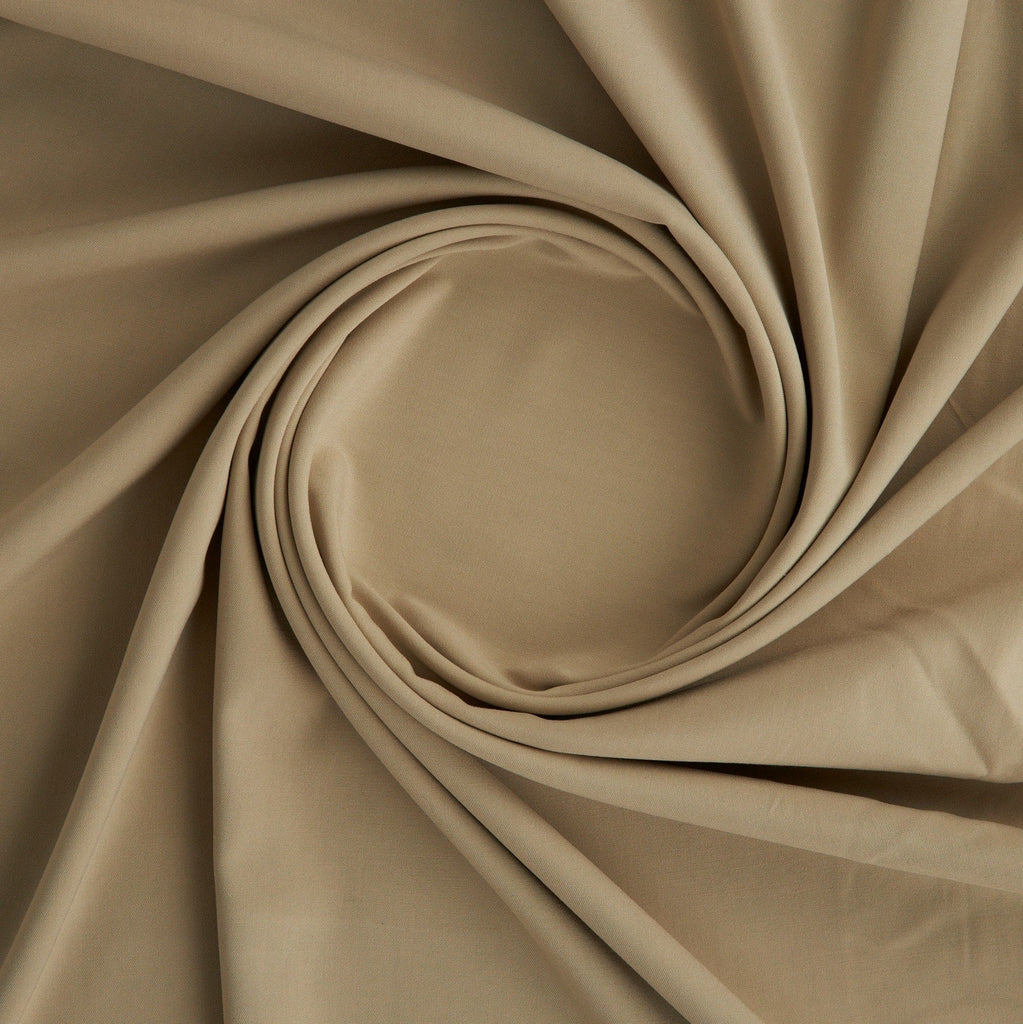 ELEGANT SAND | 5250 - AISHA STRETCH TWILL - Zelouf Fabric