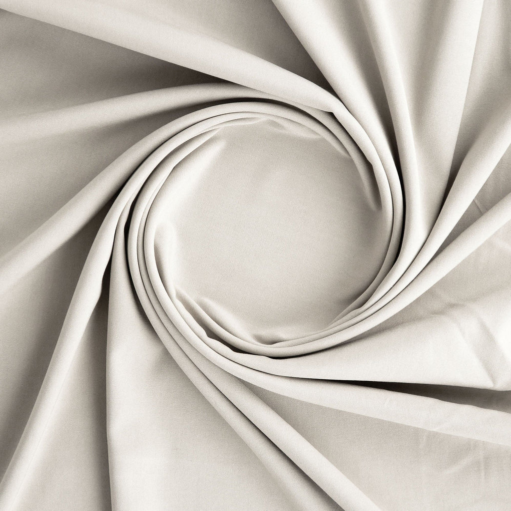 OFF WHITE | 5250 - AISHA STRETCH TWILL - Zelouf Fabric