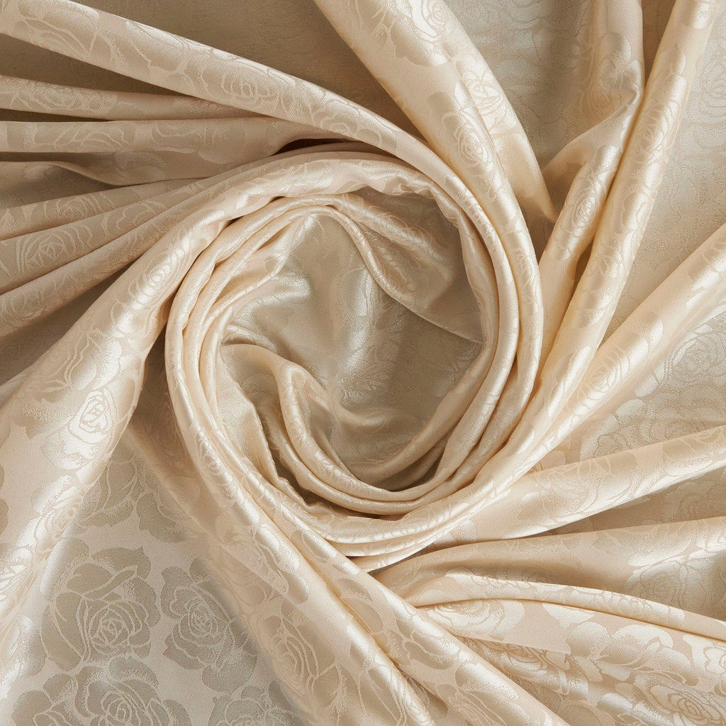 ISABELLA ROSE STRETCH SATIN JACQUARD  | 26460  - Zelouf Fabrics