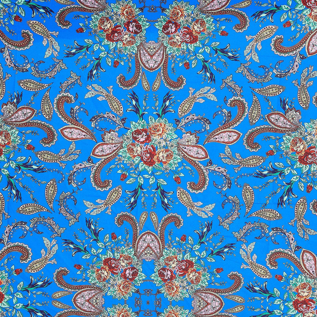 435 BLUE/RED | 53111-3268DP - ZS1710ZZZ PRINT CDC - Zelouf Fabric