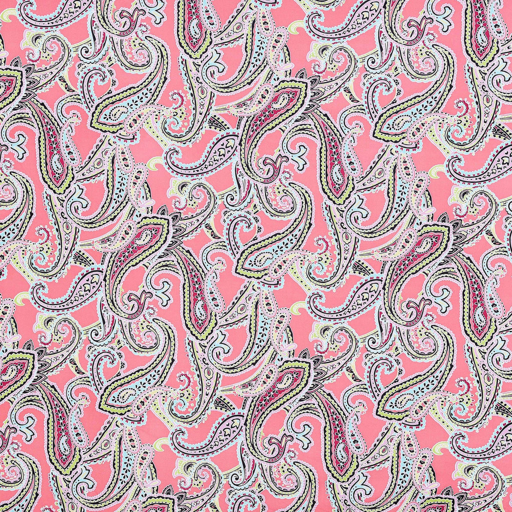 837 CORAL/PINK | 53868-1181 - ZS1807WW-1 PRINT ON ITY - Zelouf Fabrics