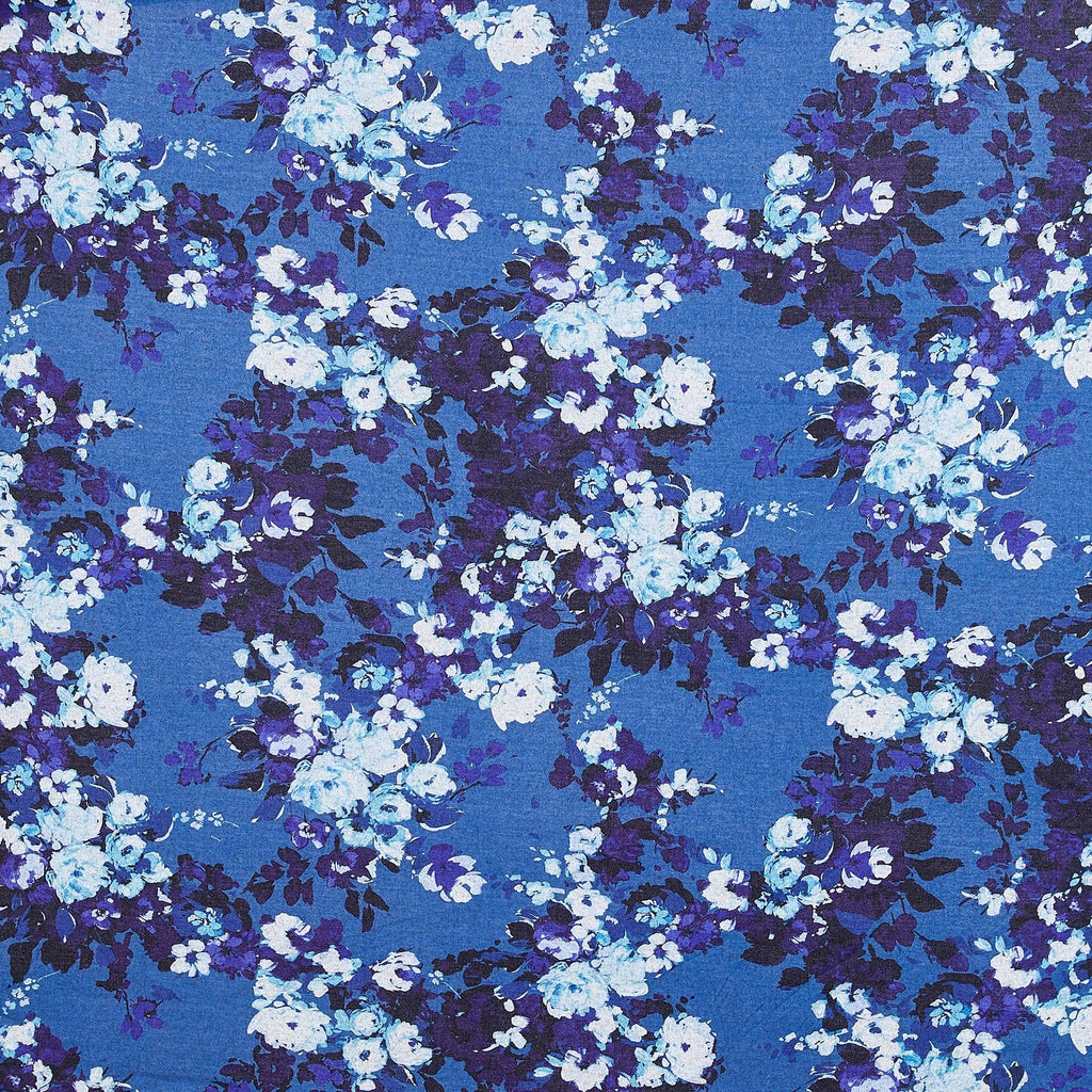 494 BLUE/BLACK | 54006-3343DP - ZS1810Q PRINT HACCI - Zelouf Fabrics 