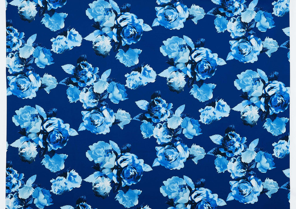 494 BLUE/BLACK | 54046-5631DP - ZS1804M-4 PRINT SCUBA - Zelouf Fabrics