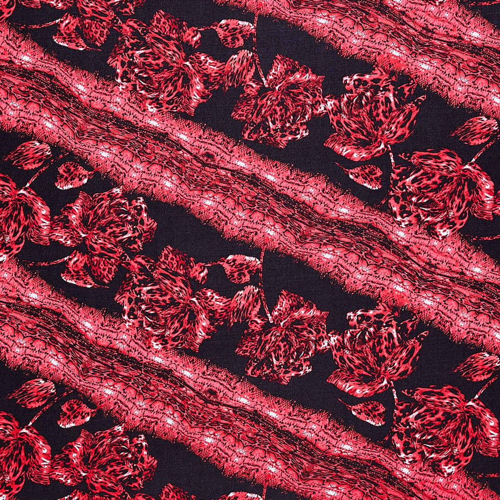 393 RED COMBO | 54048-1181 - ZS1810GG-1 PRINT ON ITY - Zelouf Fabrics