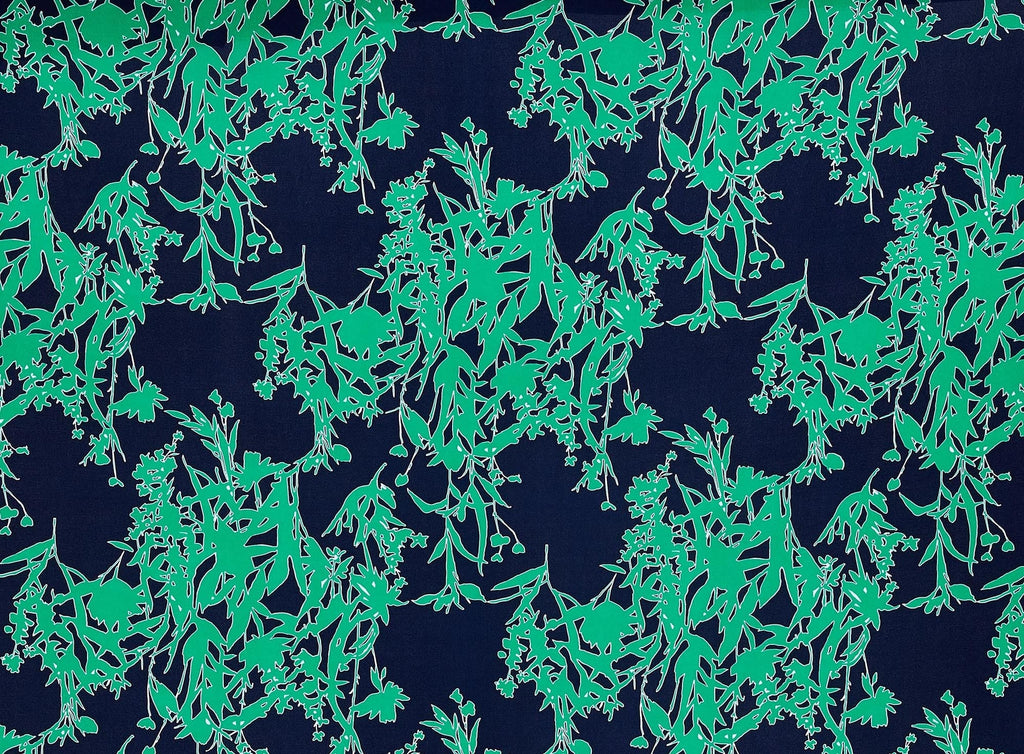 443 NAVY/GREEN | 54196-1181 - ZS1203A-1 PRINT ITY - Zelouf Fabrics