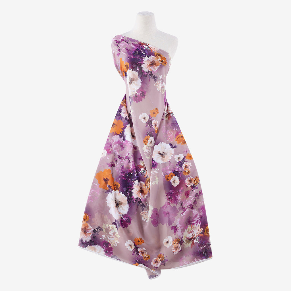 268 NEUTRAL/PURPLE | 54573-3333DP - ZS1910N PRINT HI MULTI CHIFFON - Zelouf Fabrics