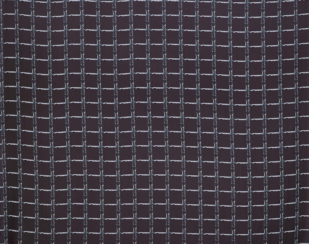 900 BLK/GREY | 54587-5200DP - ZS1910F PRINT SOUFFLE - Zelouf Fabrics