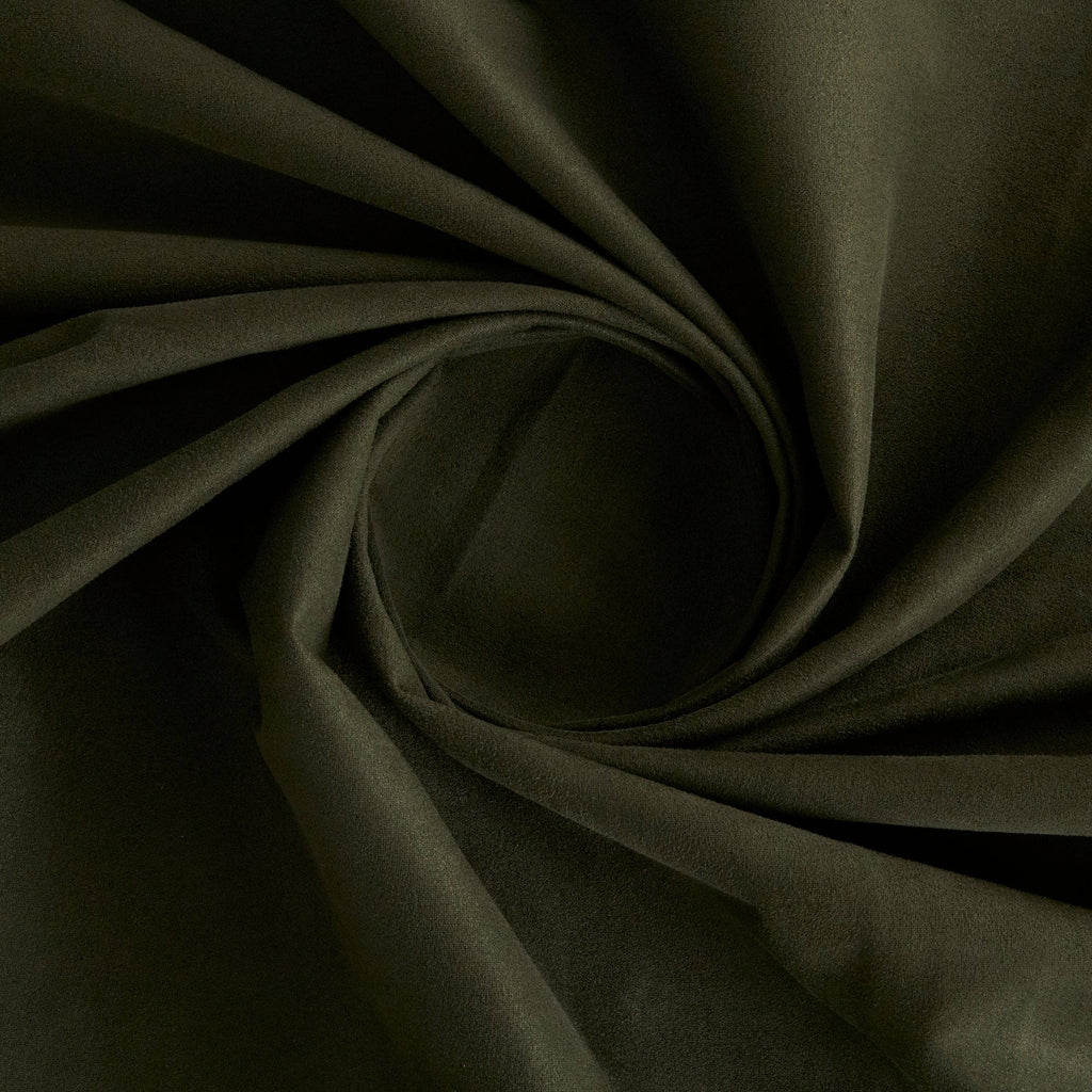 JANIE SCUBA SUEDE  | 26228 FINE OLIVE - Zelouf Fabrics