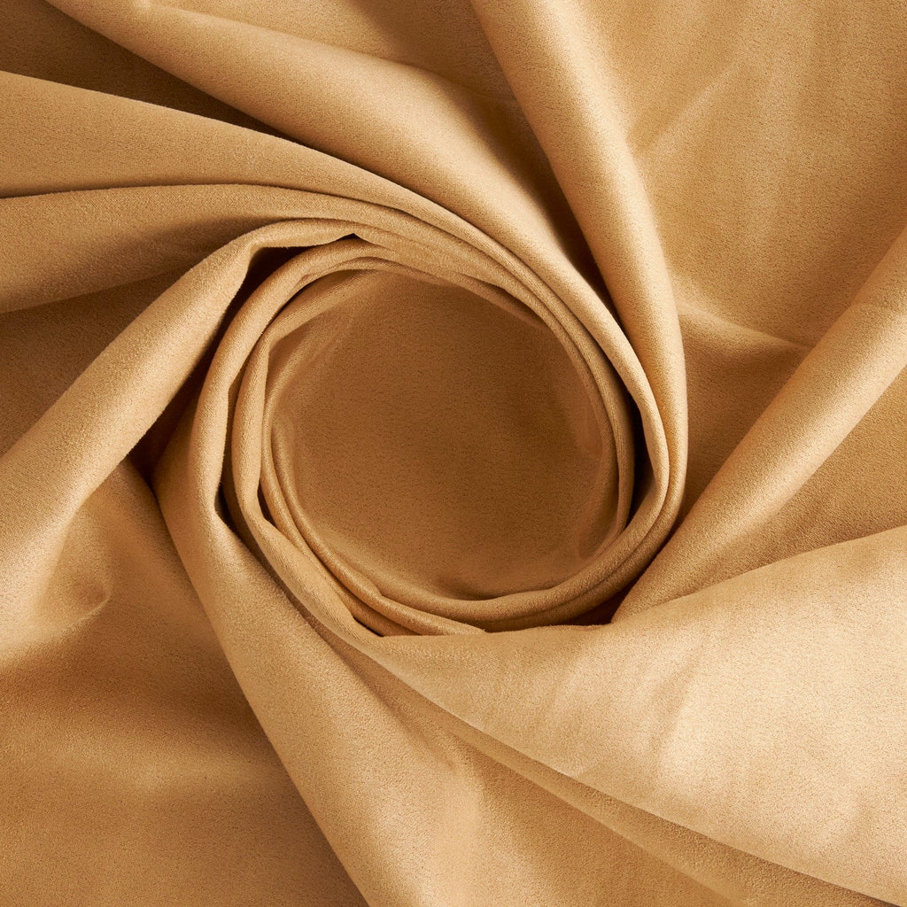 JANIE SCUBA SUEDE  | 26228 FINE GOLD - Zelouf Fabrics