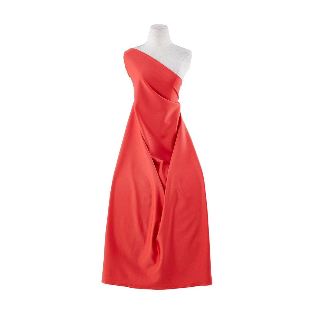 328 HOT RED | 5630 - SHELLY" SLUB SCUBA - Zelouf Fabrics