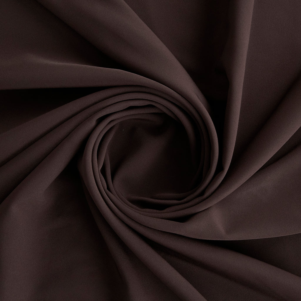 FINE CHOCOLATE | LAGUNA SCUBA , BROWN | 3698 - Zelouf Fabrics