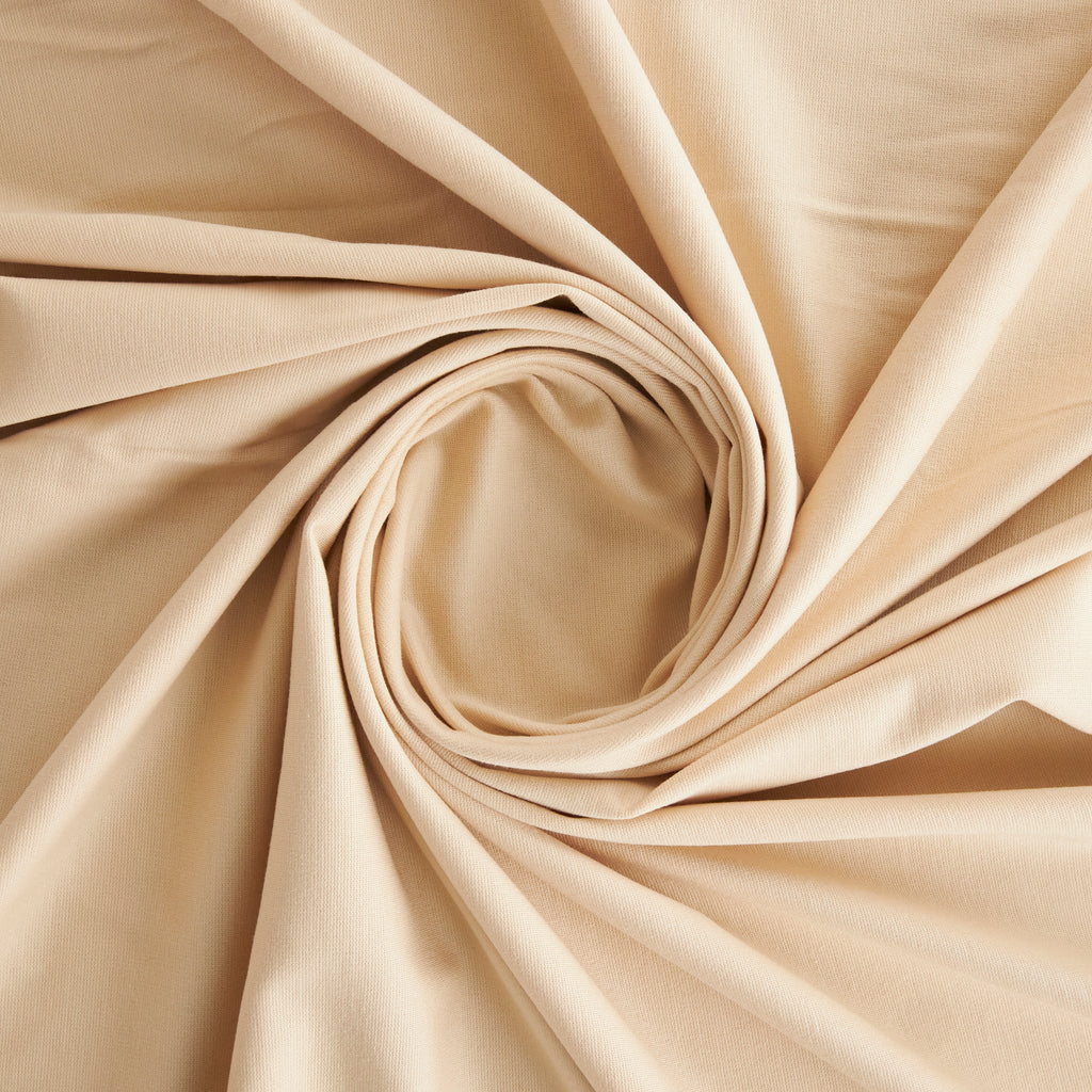 RAYON NYLON SPAN PONTE  | 5217 FINE LINEN - Zelouf Fabrics