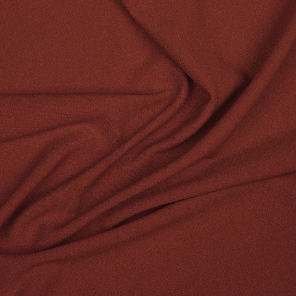 LIGHTWEIGHT SCUBA CREPE | 5663 329 BLK CHERRY - Zelouf Fabrics