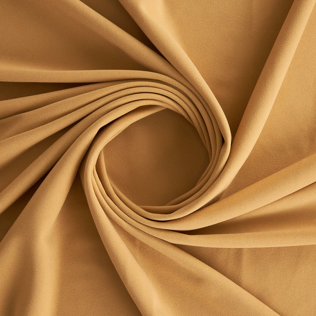 FINE GOLD | 5664 - 1-SCUBA CREPE - Zelouf Fabrics