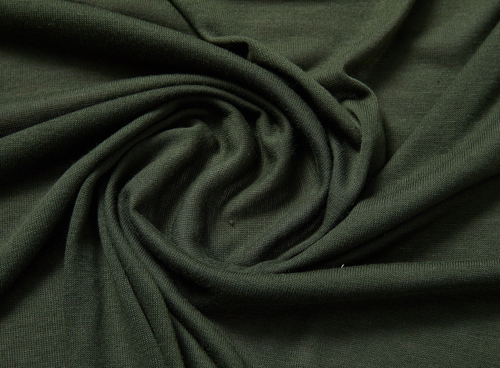 HACCI RAYON SPANDEX | 5731 OLIVE - Zelouf Fabrics
