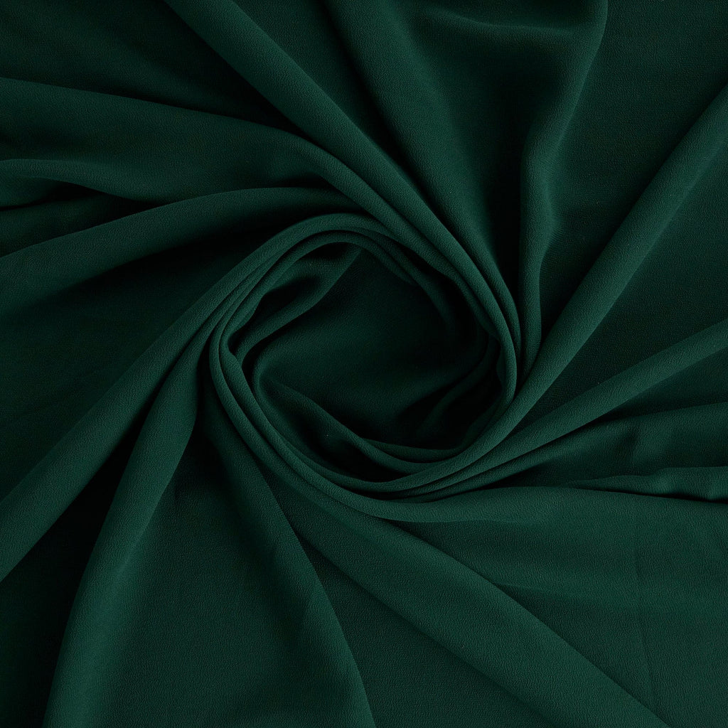 SOUFFLE CREPE CHIFFON | 5200 MARVELOUS PINE - Zelouf Fabrics