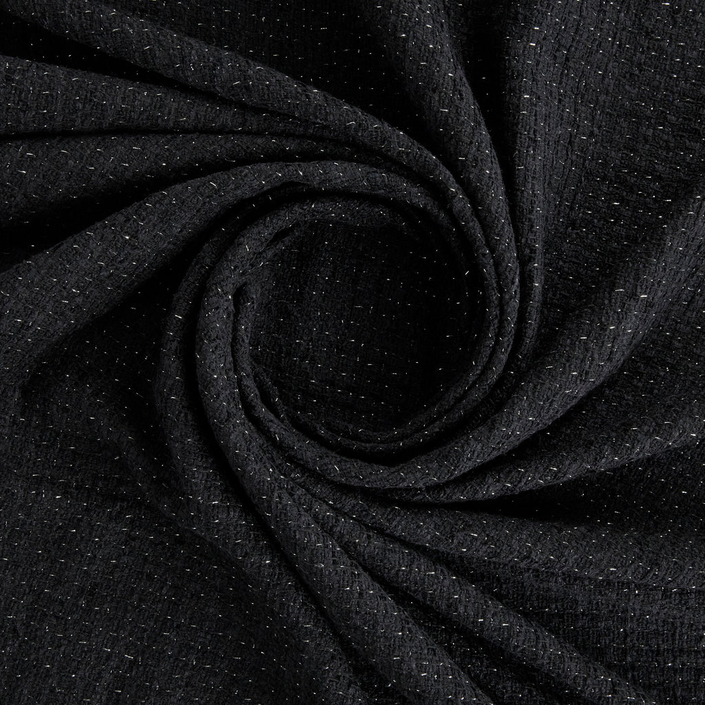 ANNA METALLIC WINDOWPANE TWEED  | 26631  - Zelouf Fabrics