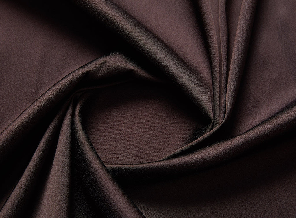 SOLID ACETATE NYLON SPANDEX SATIN  | 5945 BUFF COCOA - Zelouf Fabrics