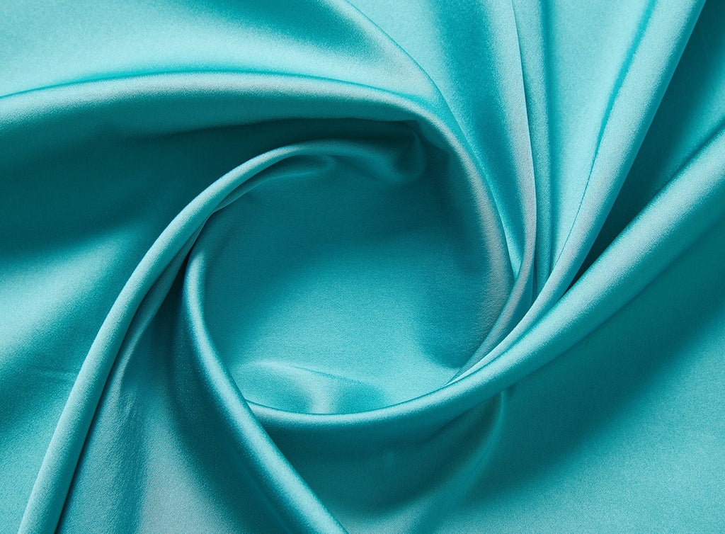 SOLID ACETATE NYLON SPANDEX SATIN  | 5945 CAYMEN BLUE - Zelouf Fabrics