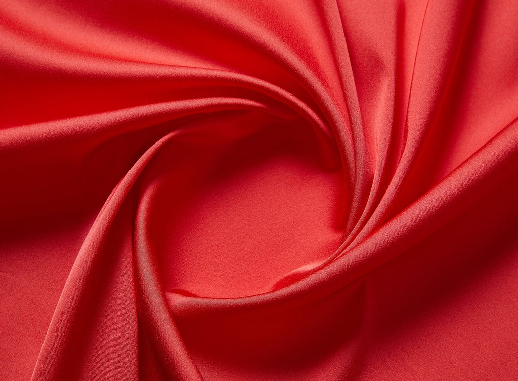 SOLID ACETATE NYLON SPANDEX SATIN  | 5945 CORAL - Zelouf Fabrics