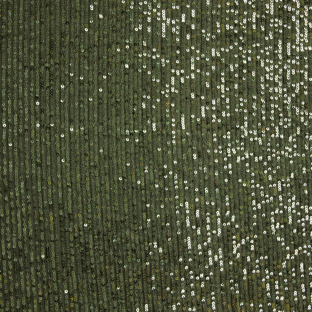 OLIVE | ARIEL LINE SEQUIN MESH | 25525 - Zelouf Fabrics