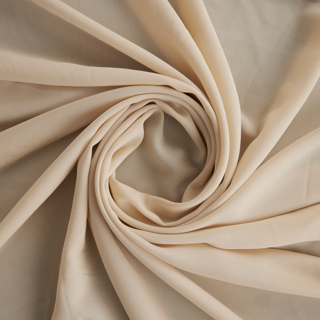 JASPER STRETCH CREPE  | 1008 FINE LINEN - Zelouf Fabrics