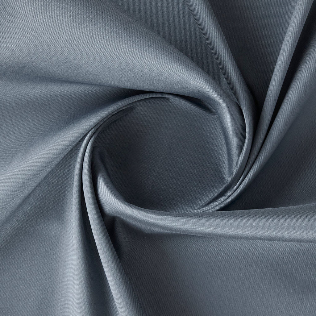 STRETCH MIKADO SATIN TWILL| 23435 FINE STEEL - Zelouf Fabrics
