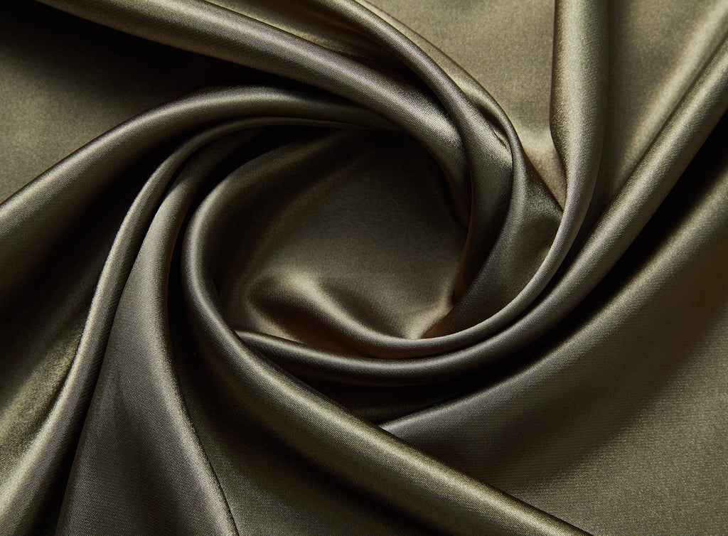 SOLID CHARMEUSE | 6124 OLIVE - Zelouf Fabrics