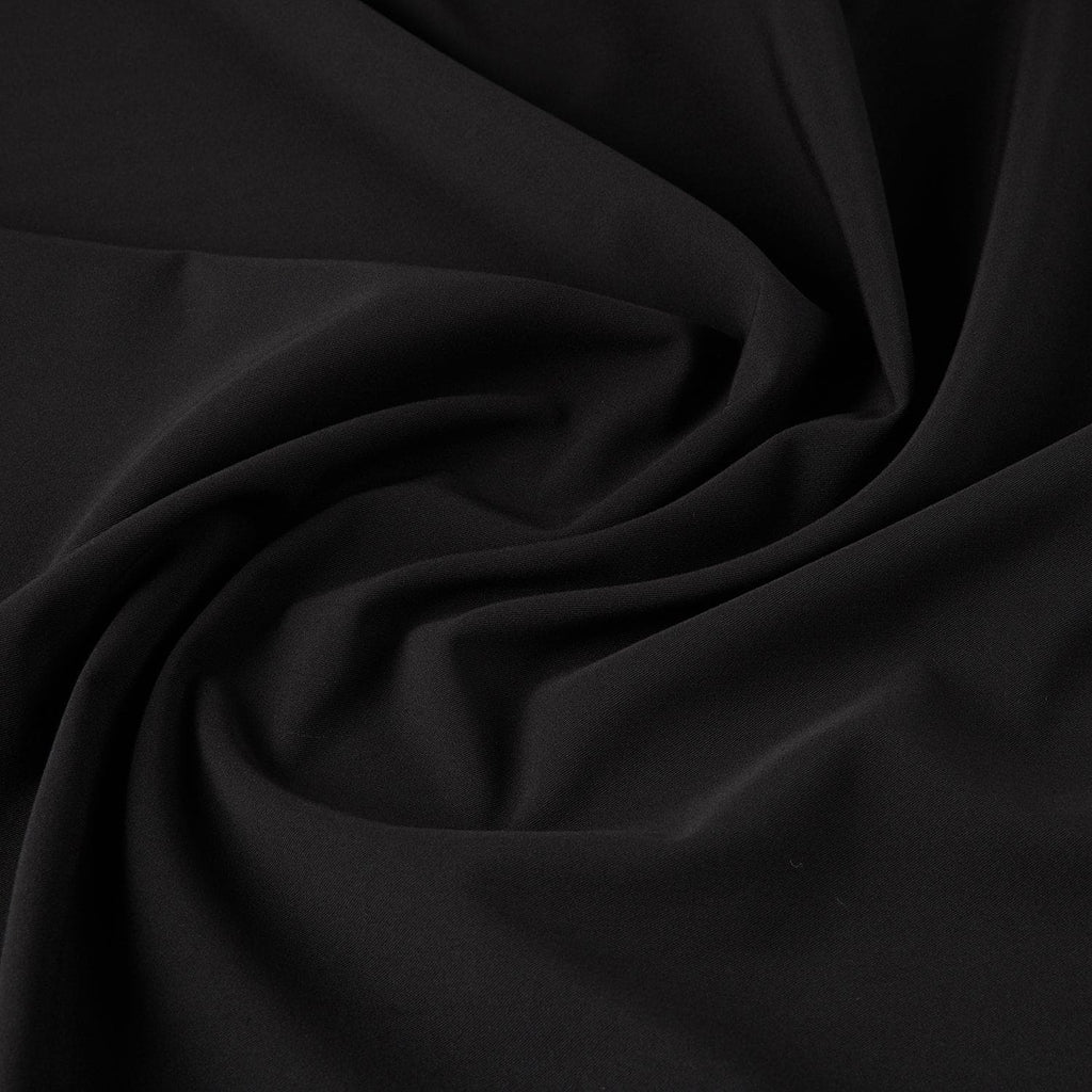 GLAMOUR TWILL | 6161 BLACK - Zelouf Fabrics