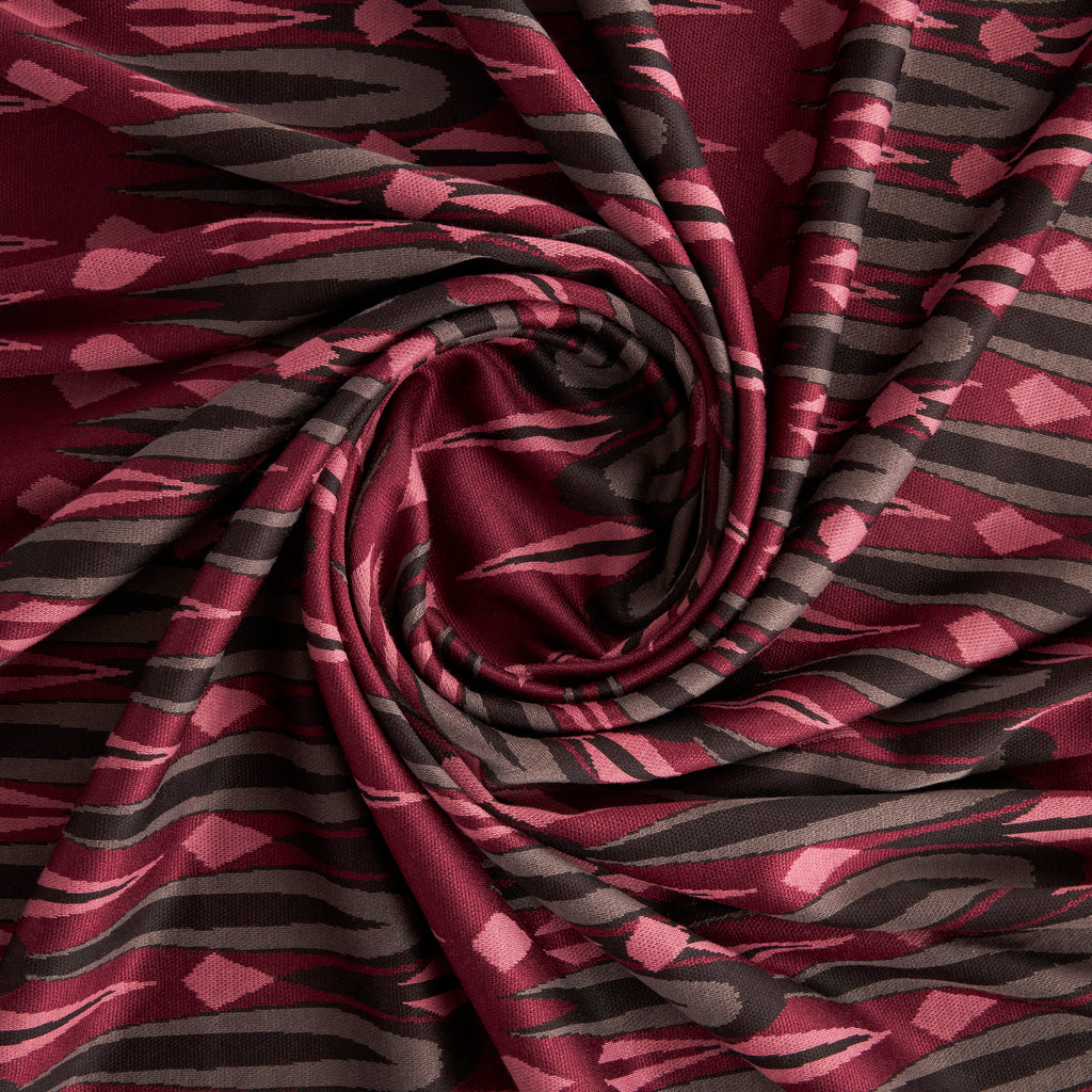 TRISHA GEOMETRIC JACQUARD KNIT  | 26588-1012  - Zelouf Fabrics
