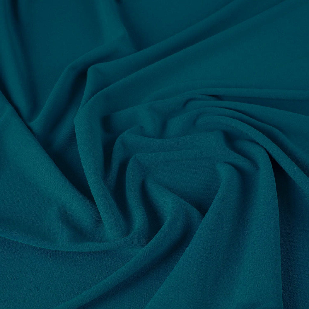 JAZZY PEACOCK | 621-BLUE - MATT JERSEY - Zelouf Fabrics