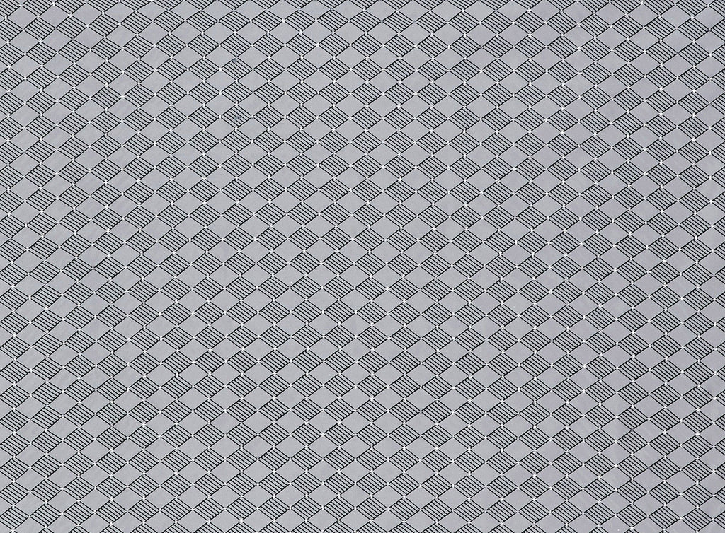 Diamond Grid W/Hologram Dots On Organza  | 6286  - Zelouf Fabrics
