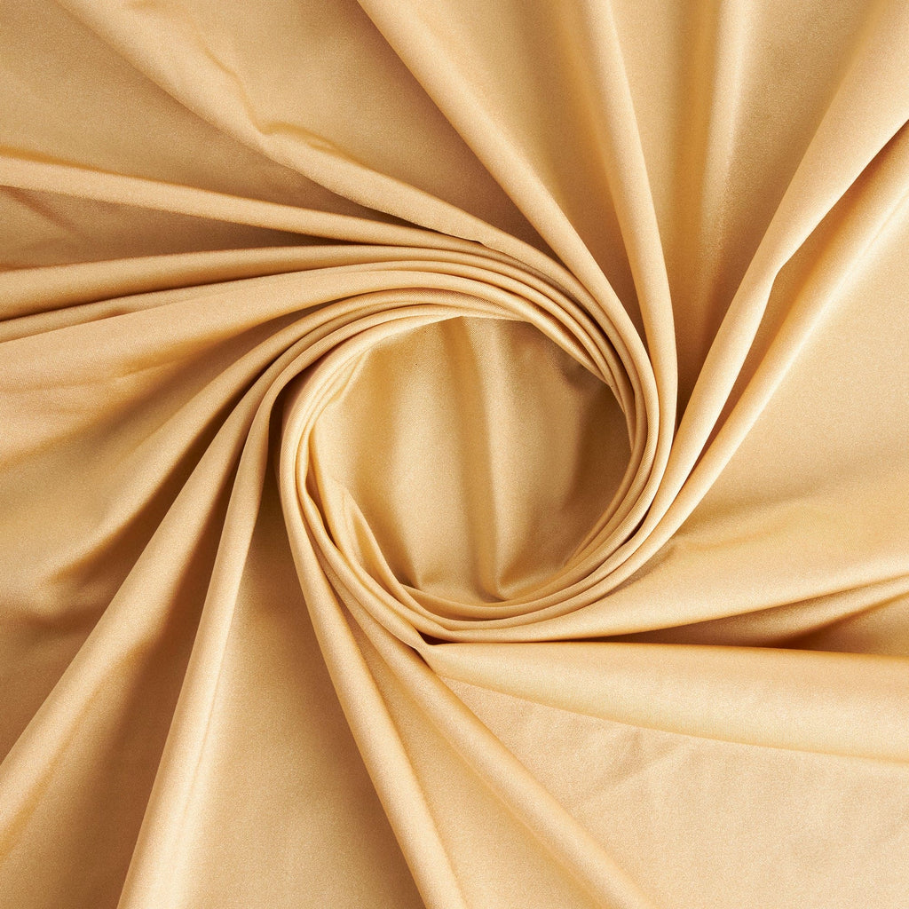 STRETCH BODYCON SATIN | 25333 FINE GOLD - Zelouf Fabrics