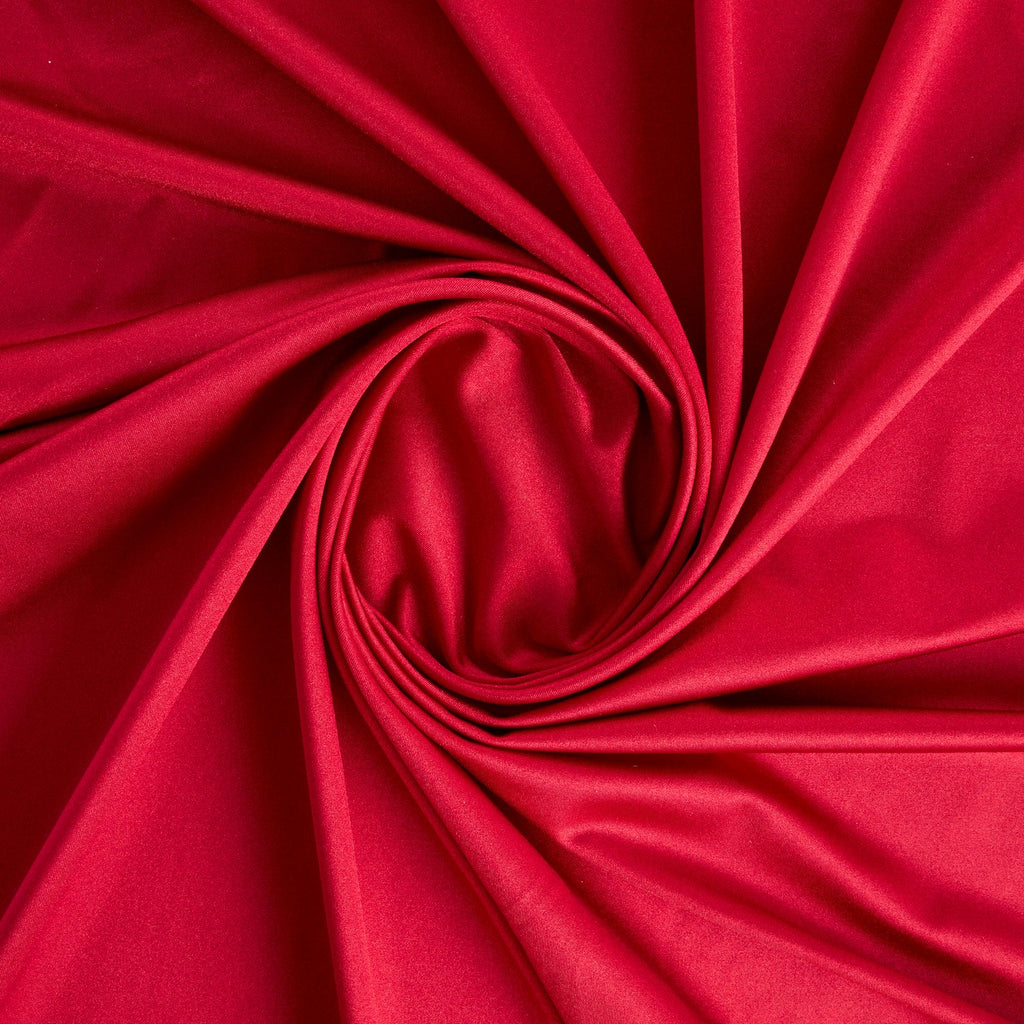 MARVELOUS RED | STRETCH BODYCON SATIN | 25333 - Zelouf Fabrics