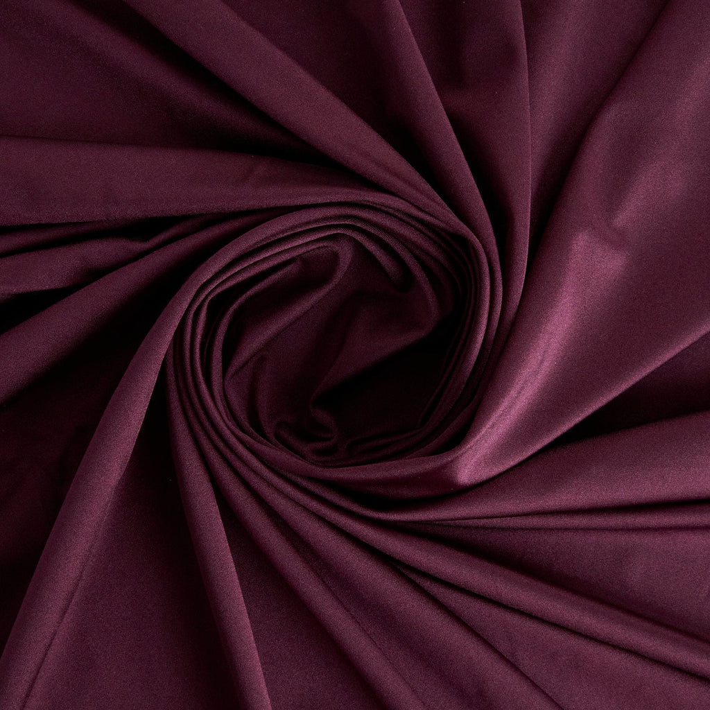 STRETCH BODYCON SATIN | 25333 MARVELOUS WINE - Zelouf Fabrics