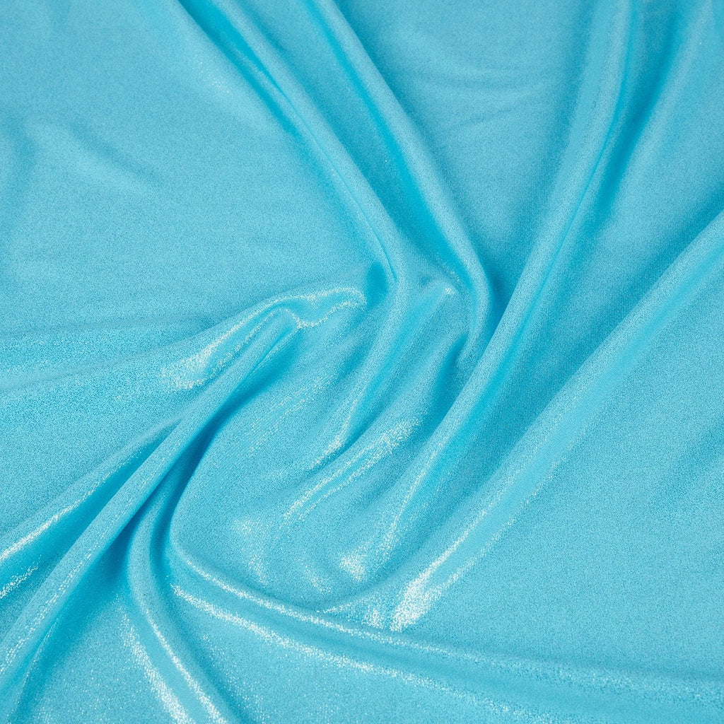 FOILED JERSEY KNIT ITY | 6408 PARFAIT BLUE - Zelouf Fabrics