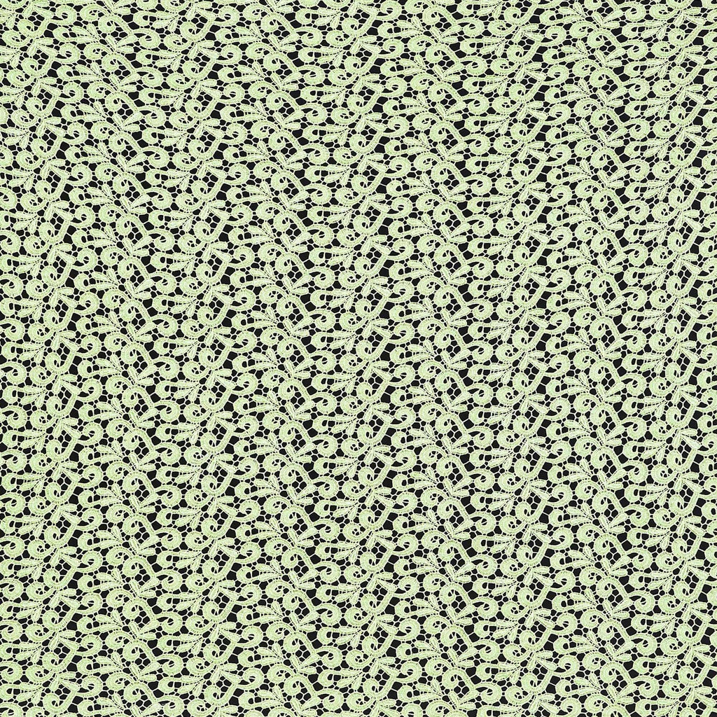 BREEZY LIME | 6455-GREEN - Chemical Lace - Zelouf Fabrics