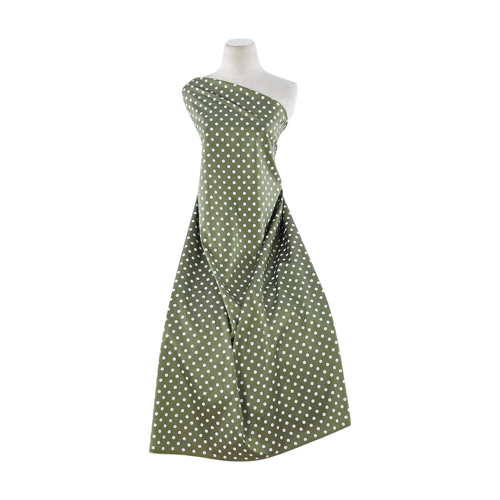 LIME/MINT | 6583 - DOTS PRINT TAFETTA - Zelouf Fabrics