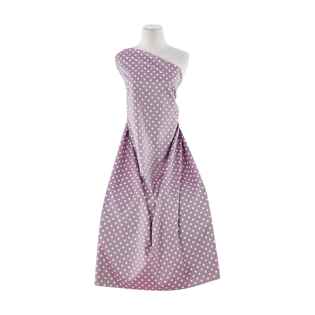 PINK/IVORY | 6583 - DOTS PRINT TAFETTA - Zelouf Fabrics