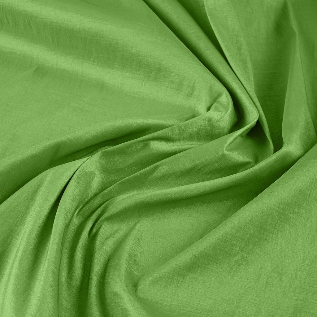 JUNIPER APPLE | 6660-GREEN - SOLID DANIELLA N/P STRETCH TAFFETA - Zelouf Fabrics