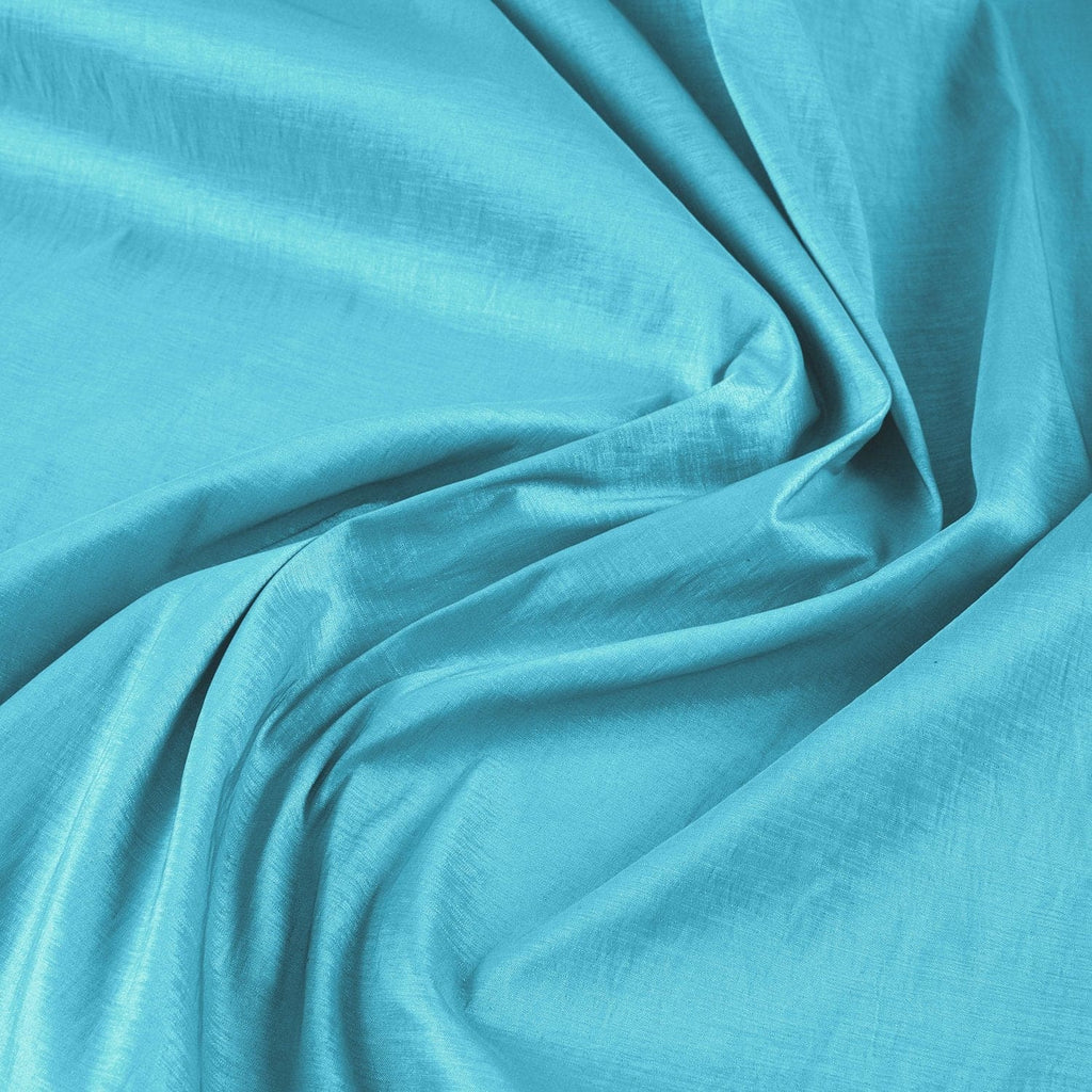PALM BLUE | 6660-BLUE - SOLID DANIELLA N/P STRETCH TAFFETA - Zelouf Fabrics