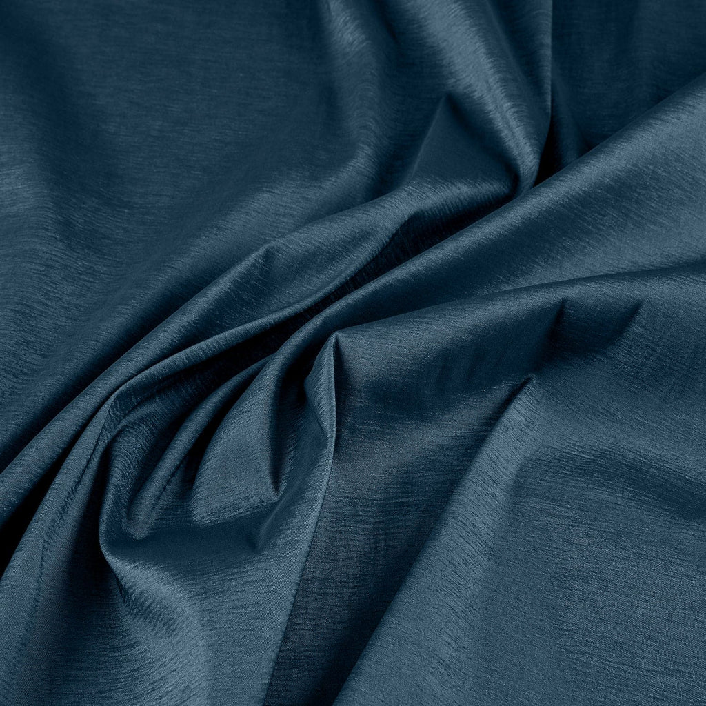 STAINED BLUE | 6660-BLUE - SOLID DANIELLA N/P STRETCH TAFFETA - Zelouf Fabrics