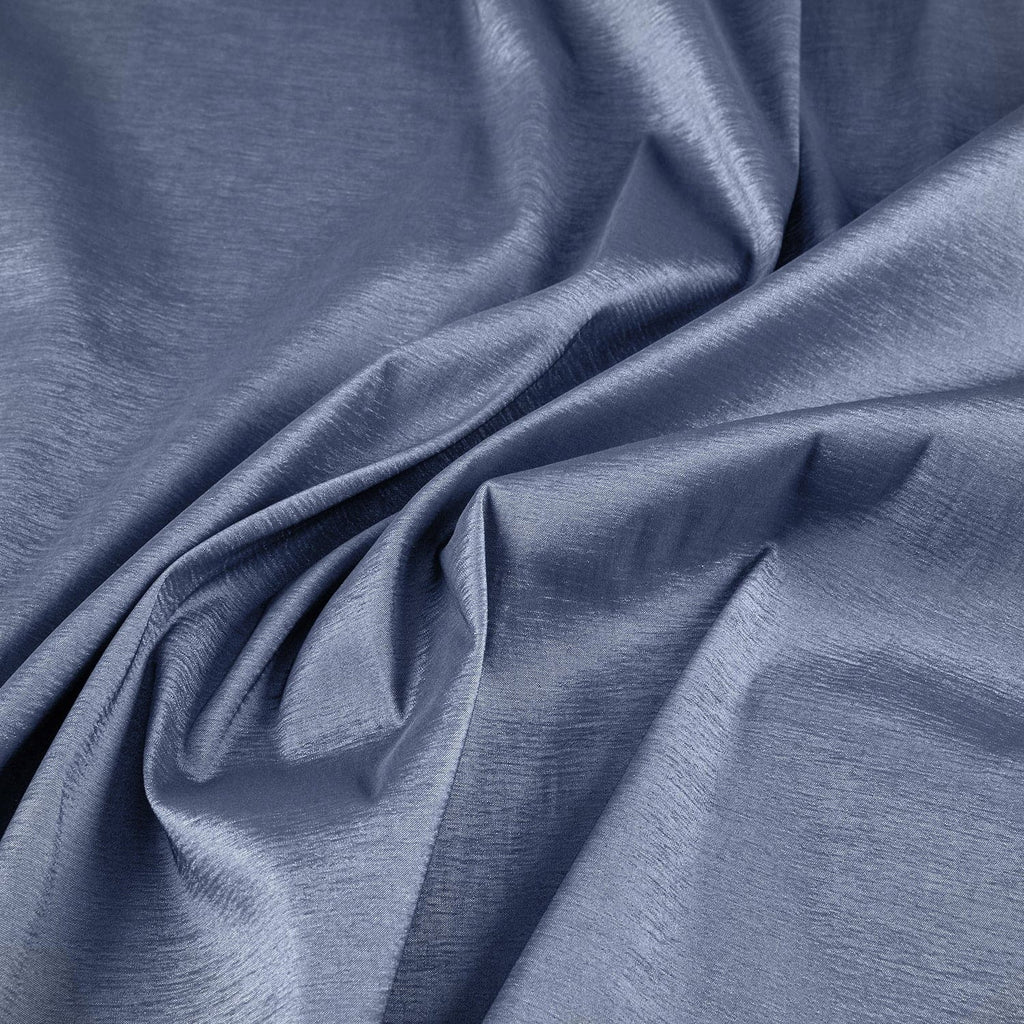 WILD DENIM | 6660-BLUE - SOLID DANIELLA N/P STRETCH TAFFETA - Zelouf Fabrics
