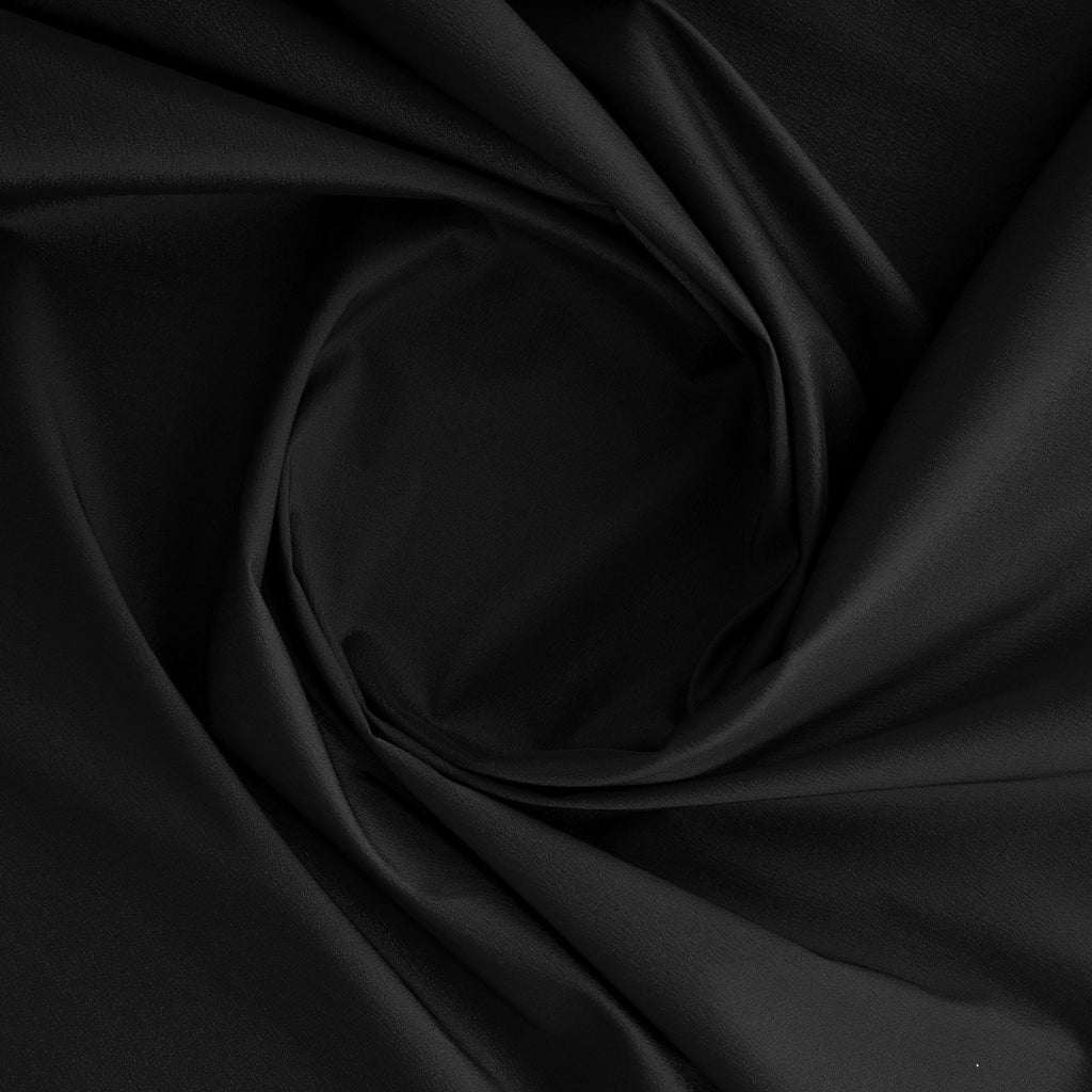 BLACK | 6700 - SOLID IRIDESCENT STRETCH TAFFETA - Zelouf Fabric6