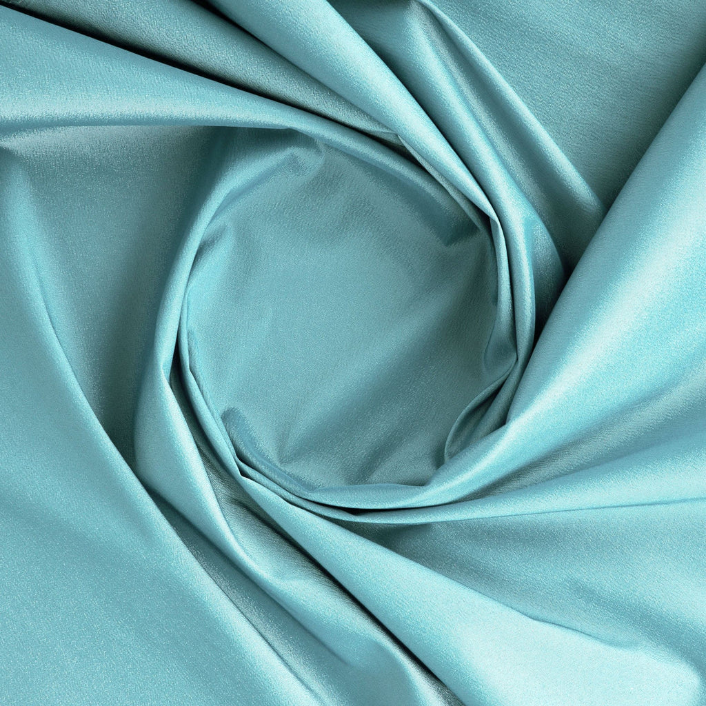 IRIDESCENT STRETCH TAFFETA | 6700 BRIDAL SEAFOAM - Zelouf Fabrics