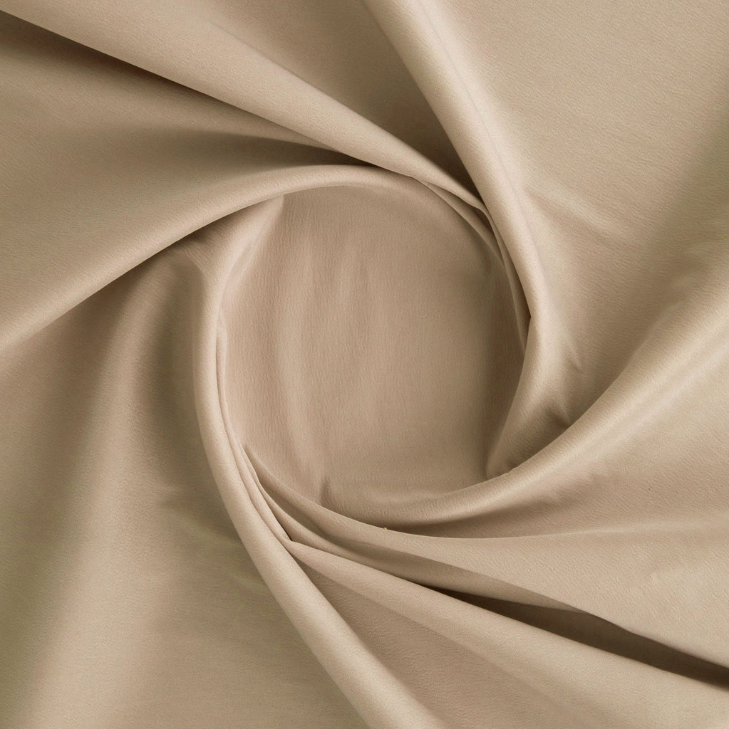 IRIDESCENT STRETCH TAFFETA | 6700 BRIDAL TAN - Zelouf Fabrics